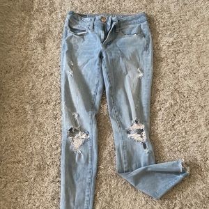 Light washed American Eagle Jeans